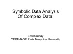 What are “symbolic data”?