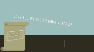 Constructive and Destructive Forces - Matthew H.