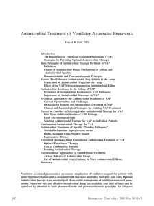 Antimicrobial Treatment of Ventilator-Associated