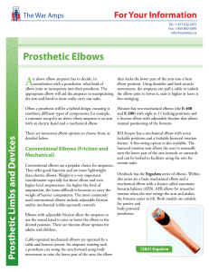 Prosthetic Elbows
