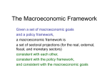 The Macroeconomic Framework