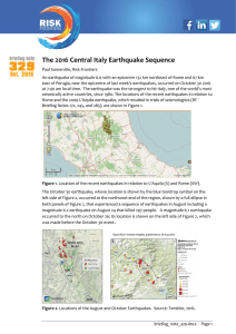 The 2016 Central Italy Earthquake Sequence