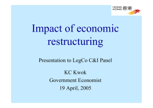 Impact of economic restructuring