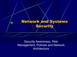 Network and Systems - University of Glasgow