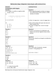 Mathematics Stage 4 Diagnostic Tasks Answers with Common