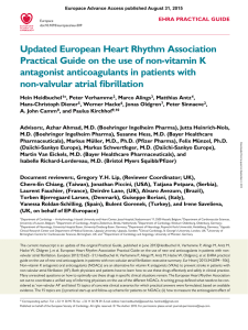 Updated European Heart Rhythm Association - prof