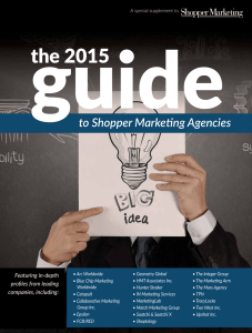 2015 Guide to Shopper Marketing Agencies