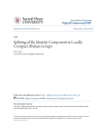 Splitting of the Identity Component in Locally Compact Abelian Groups