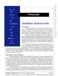 Glutathione, Reduced (GSH) Monograph