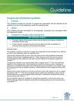 Surgical skin disinfection guideline