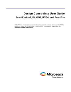 Design Constraints User Guide