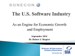 Shapiro Presentation- Economic Impact of Software Industry