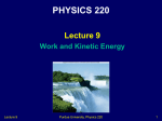 Work - Purdue Physics