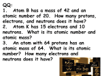 10/3/16 Intro Atomic Theories