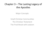 Chapter 3 * The Lasting Legacy of the Apostles