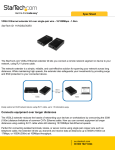 Connects equipment over longer distances