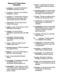 Glossary of 4th Grade Science Vocabulary 1. adaptation: A special