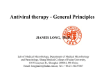 Antiviral therapy - General Principles