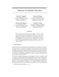 Minimax Probability Machine