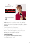 Introduction to Marketing Presentation Notes