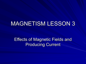 MAGNETISM LESSON 3