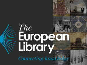 Track 1 - The European Library