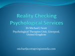 Reality Checking Psychological Services