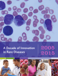 A Decade of Innovation in Rare Diseases