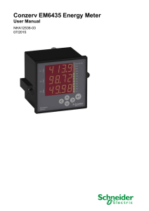 Conzerv EM6435 Energy Meter