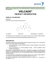 Product Information for Velcade - Therapeutic Goods Administration