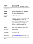 Lab Dept: Anatomic Pathology Test Name: SPINAL MUSCULAR