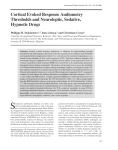 Cortical Evoked Response Audiometry Thresholds and Neuroleptic