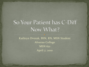 So Your Patient has C