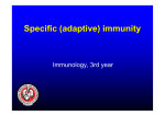 Specific Immunity