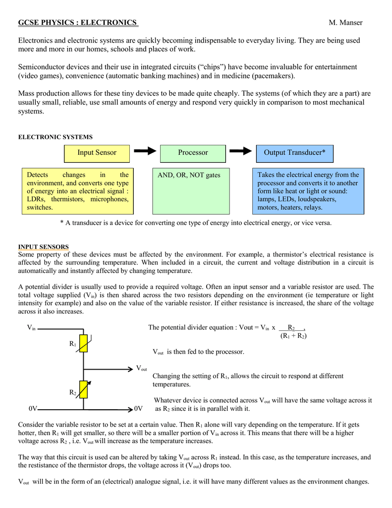 Electricity What Is The Current In A Series Circuit Gcse Science