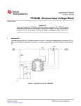 TPS2490, Reverse Input Voltage Block