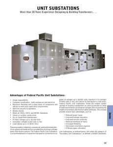 UNIT SUBSTATIONS - Federal Pacific