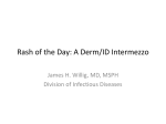 Rash of the Day: A Derm/ID Intermezzo