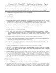 Chemistry 14C Winter 2017 Final Exam Part A Solutions Page 1