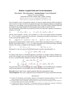 Holistic Coupled Field and Circuit Simulation - Humboldt