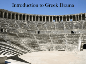 Intro to Greek Drama
