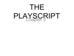 THE PLAYSCRIPT Chap. 3