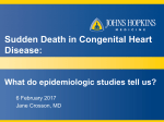 Sudden Death in Congenital Heart Disease: