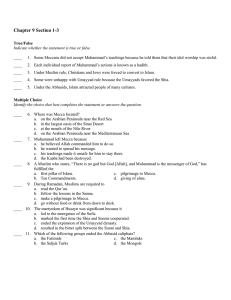 Chapter 9 Section 1-3 True/False Indicate whether the statement is