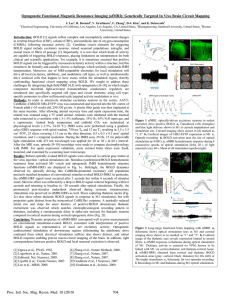 Optogenetic Functional Magnetic Resonance Imaging (ofMRI