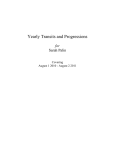 Yearly Transits and Progressions