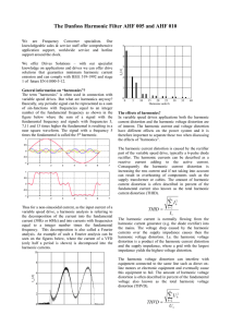 The Danfoss Harmonic Filter AHF 005 and AHF 010