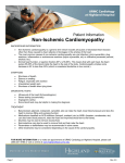 Non-Ischemic Cardiomyopathy