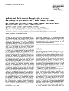 Andesite and dacite genesis via contrasting processes: the geology