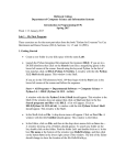 Laboratory worksheet - Department of Computer Science and